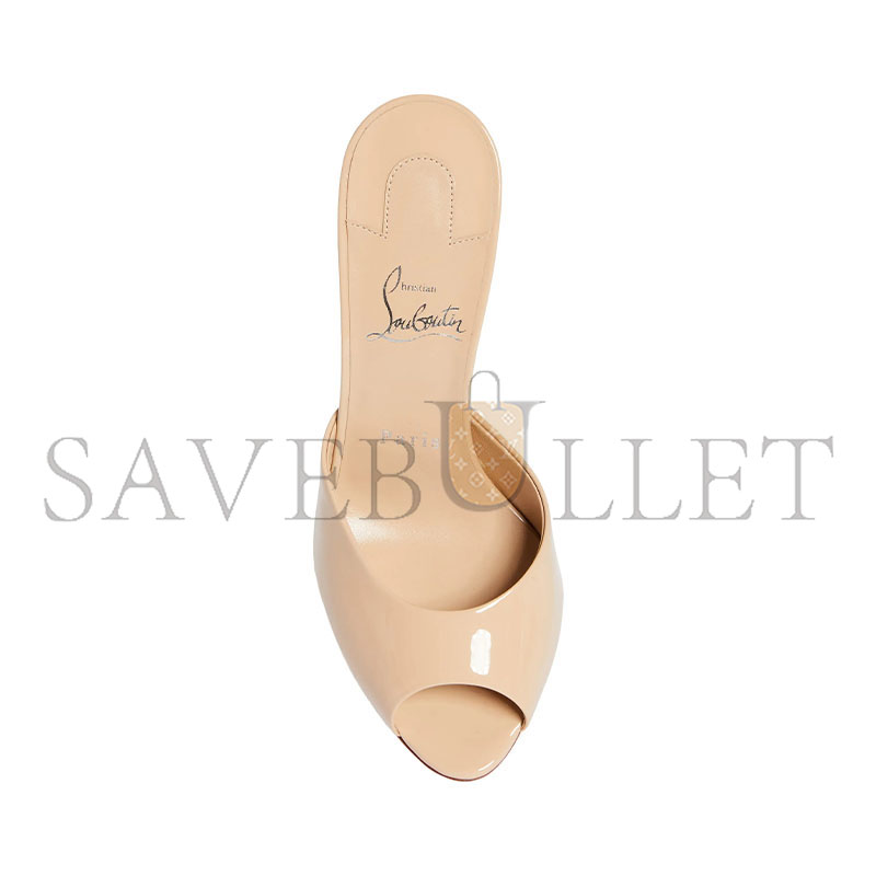 Chr1st1an LOUBOUTIN ME DOLLY PEEP TOE SLIDE SANDAL